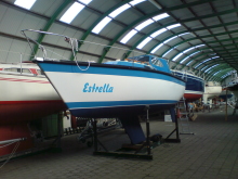 Estrella in der Halle